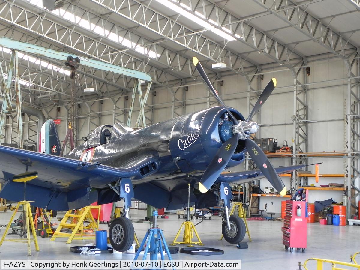 F-AZYS, Vought F4U-5N Corsair C/N Not found (Bu124541), Flying Legends  Air Show Duxford 2010