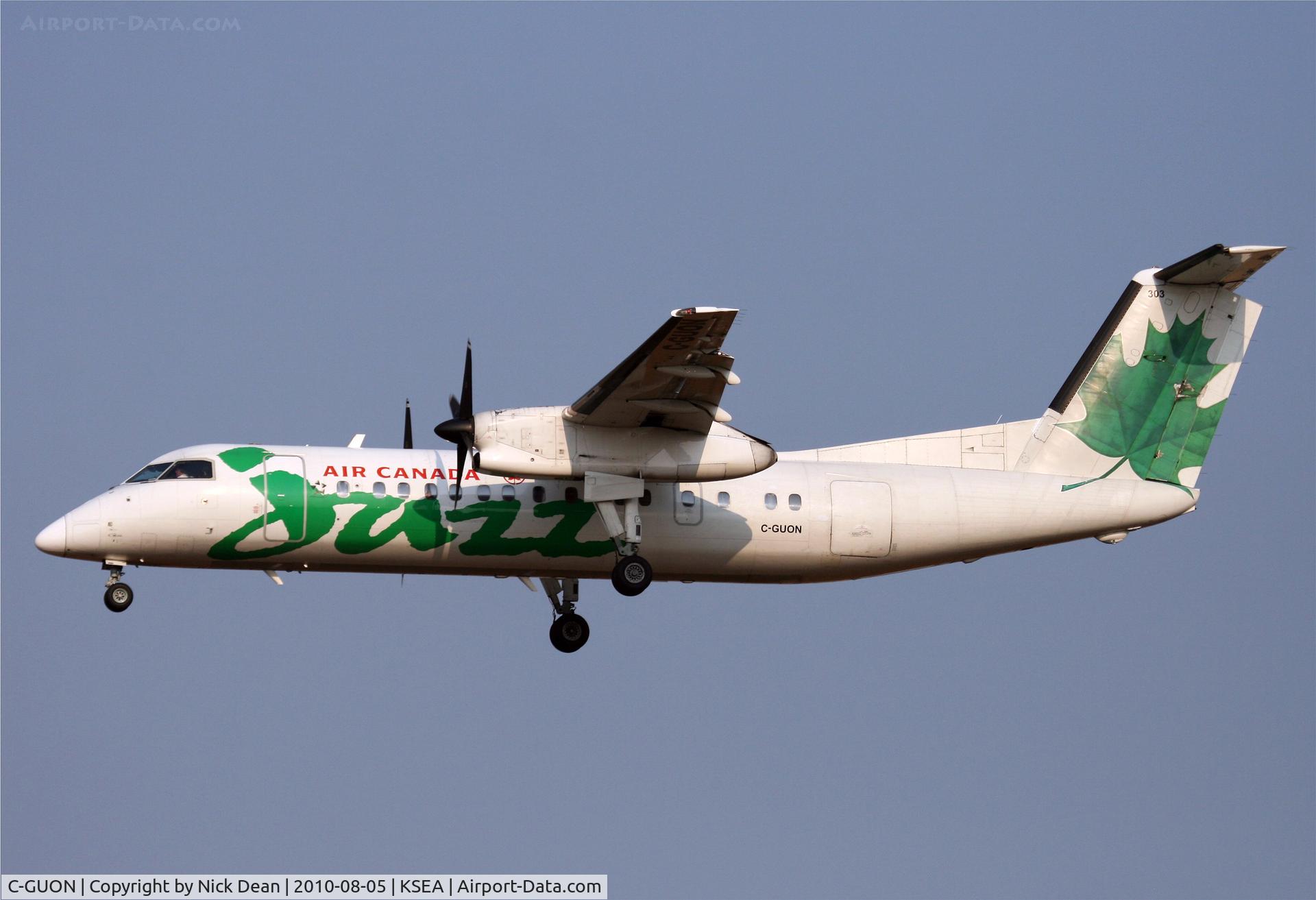 C-GUON, 1989 De Havilland Canada DHC-8-301 Dash 8 C/N 143, KSEA