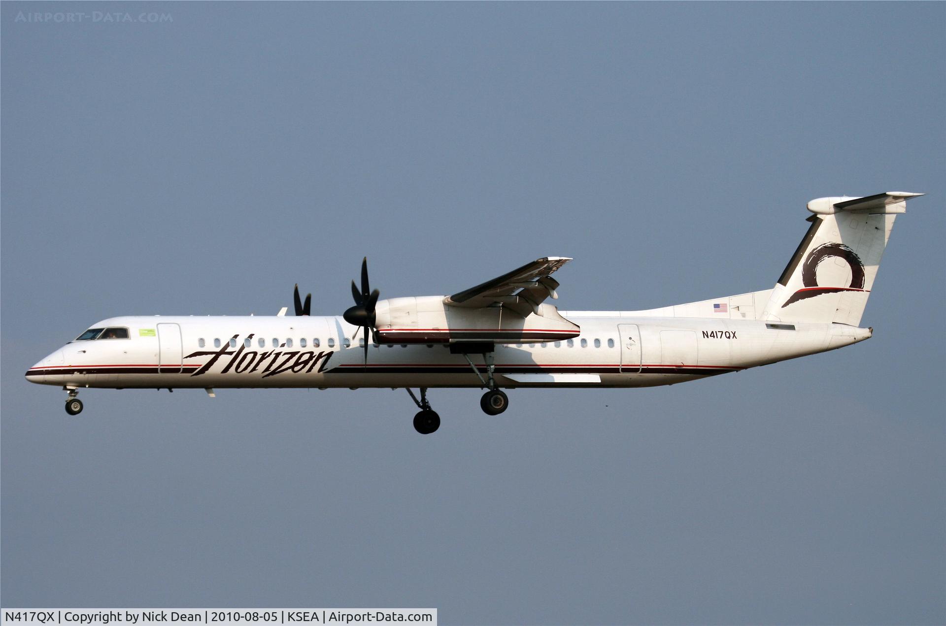 N417QX, 2004 De Havilland Canada DHC-8-402 Dash 8 C/N 4086, KSEA