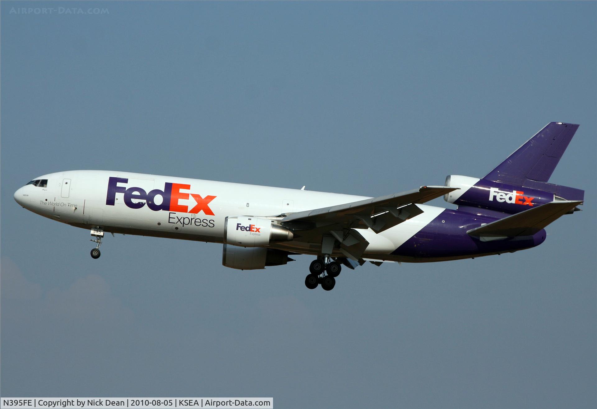 N395FE, 1975 McDonnell Douglas MD-10-10F C/N 46629, KSEA