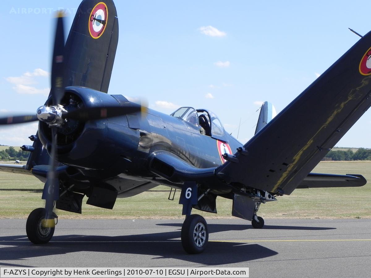 F-AZYS, Vought F4U-5N Corsair C/N Not found (Bu124541), Flying Legends  Air Show Duxford 2010