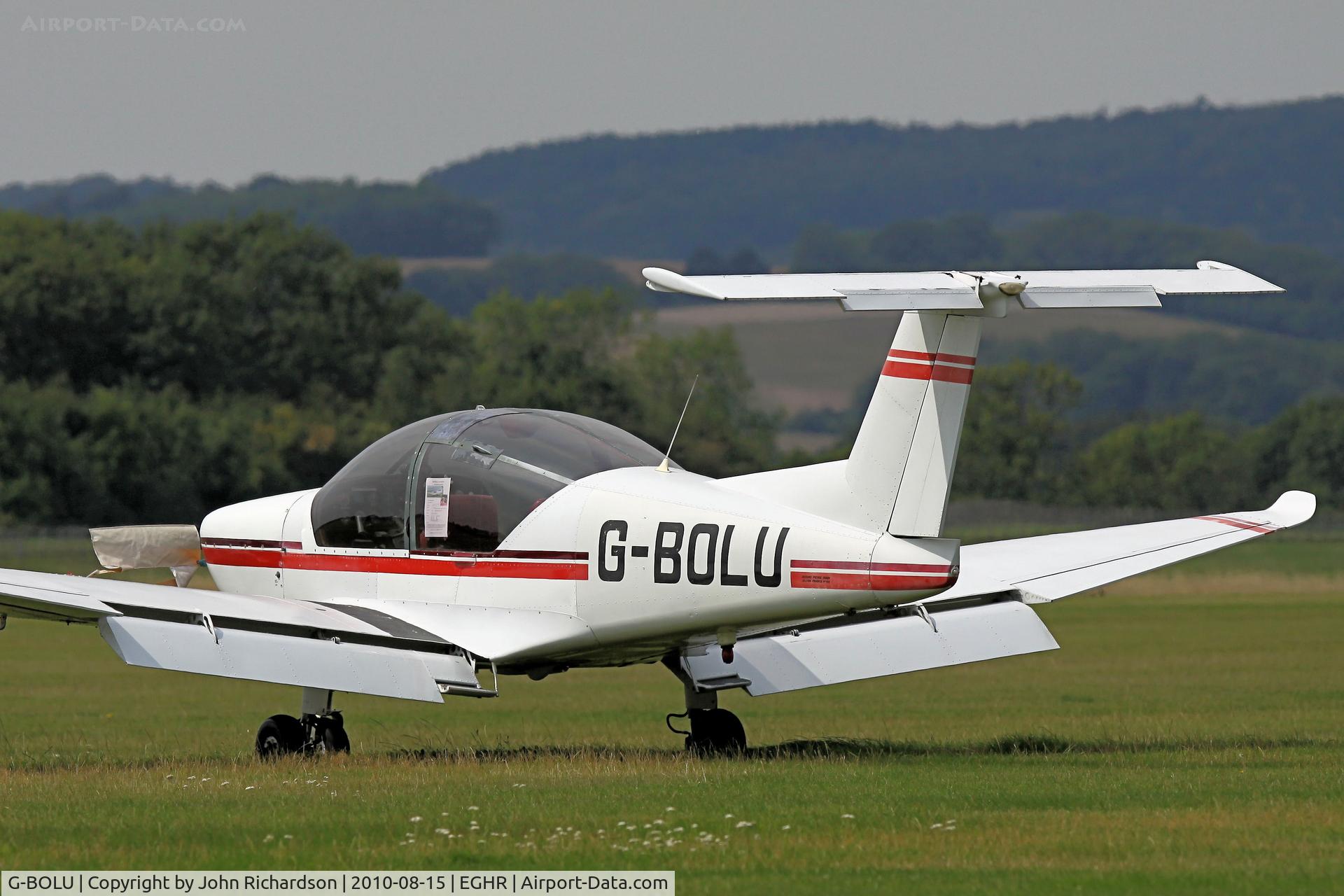 G-BOLU, 1985 Robin R-3000-120 C/N 106, At Goodwood