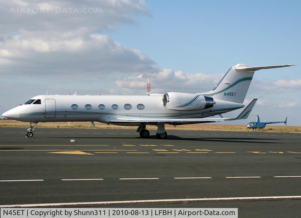 N45ET, 2000 Gulfstream Aerospace G-IV C/N 1405, Parked near the Control Tower...