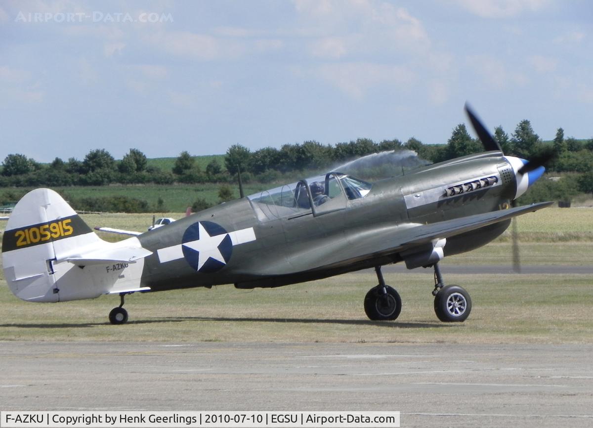 F-AZKU, 1942 Curtiss P-40N Warhawk C/N 29677, Flying Legends  Air Show Duxford 2010