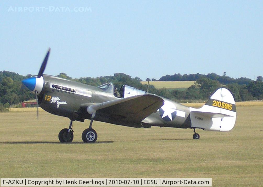 F-AZKU, 1942 Curtiss P-40N Warhawk C/N 29677, Flying Legends  Air Show Duxford 2010