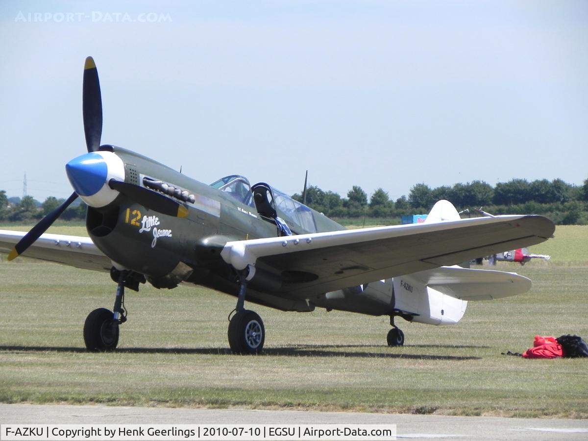 F-AZKU, 1942 Curtiss P-40N Warhawk C/N 29677, Flying Legends  Air Show Duxford 2010