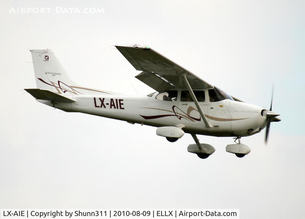 LX-AIE, Cessna 172S Skyhawk SP C/N 172S10739, Landing rwy 24