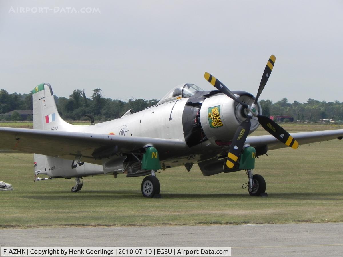 F-AZHK, Douglas AD-4N Skyraider C/N 7802, Flying Legends  Air Show Duxford 2010