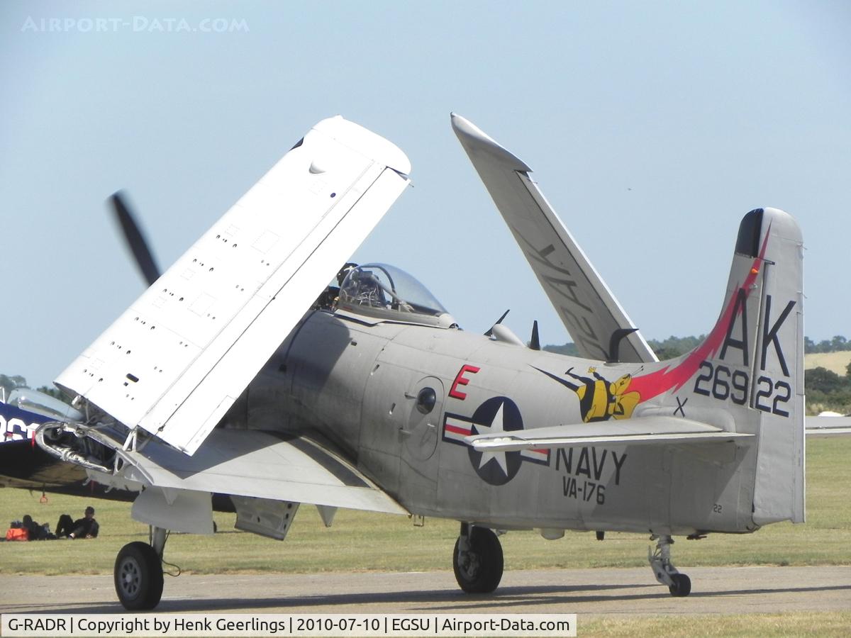 G-RADR, 1948 Douglas A-1D Skyraider (AD-4NA) C/N 7722, Flying Legends  Air Show Duxford 2010