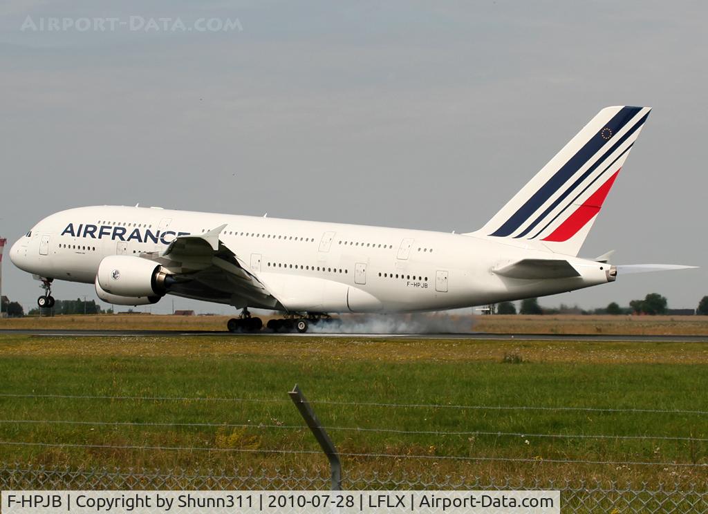 F-HPJB, 2009 Airbus A380-861 C/N 040, Training day @ LFLX