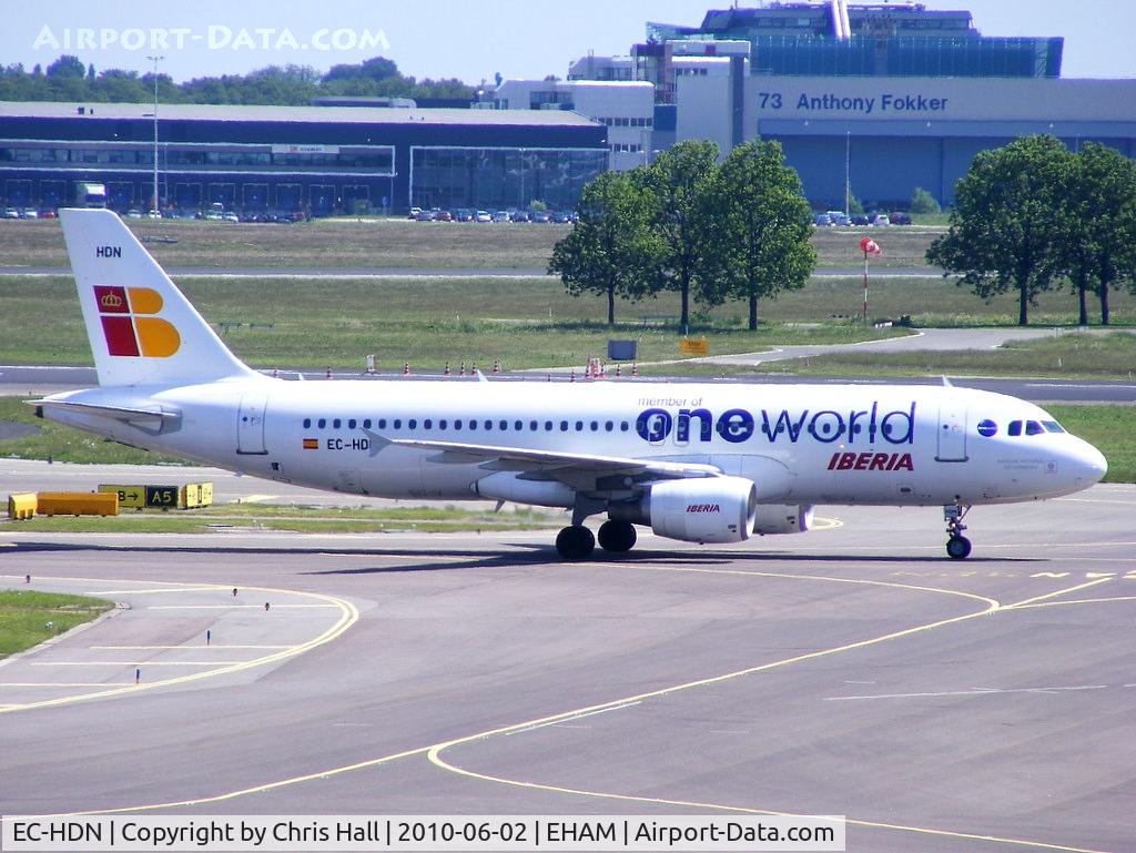 EC-HDN, 1999 Airbus A320-214 C/N 1087, Iberia wearing the One World scheme