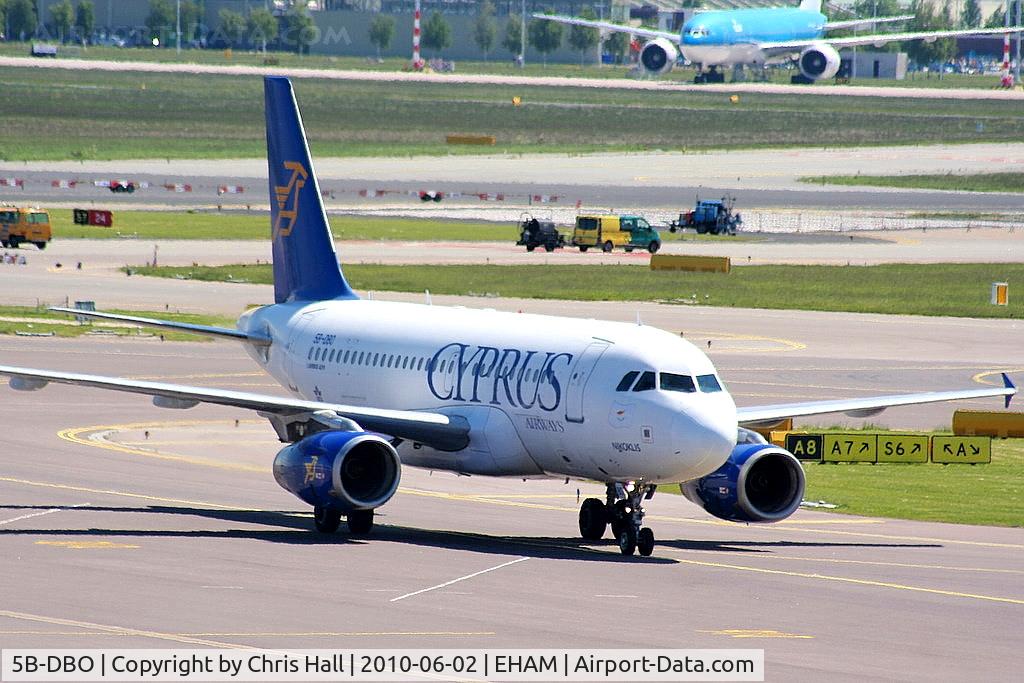 5B-DBO, 2002 Airbus A319-132 C/N 1729, Cyprus Airways