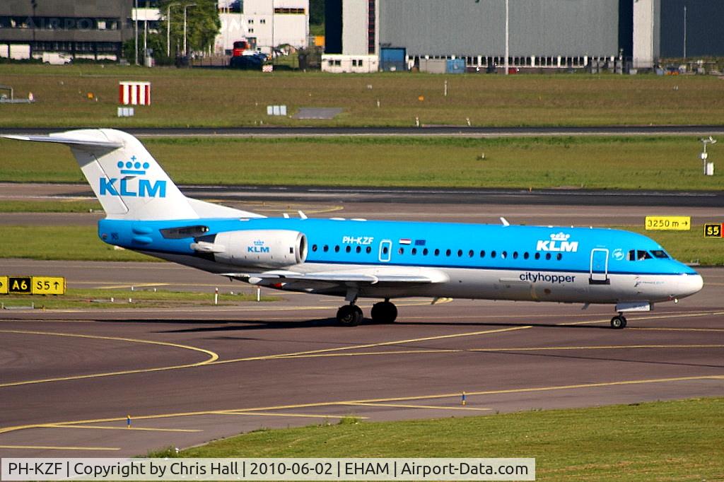 PH-KZF, 1996 Fokker 70 (F-28-0070) C/N 11577, KLM Royal Dutch Airlines