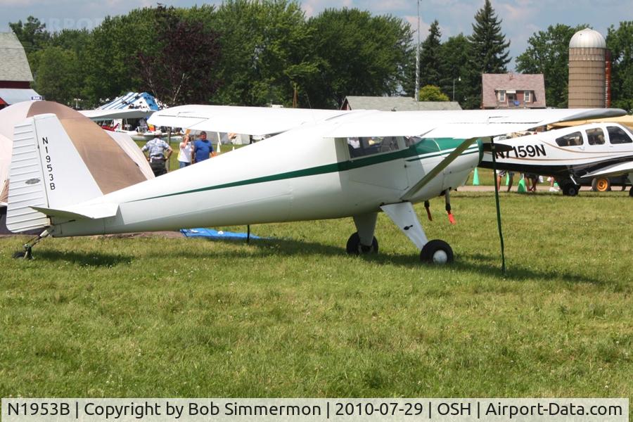 N1953B, 1948 Luscombe 8A C/N 6380, Airventure 2010 - Oshkosh, Wisconsin