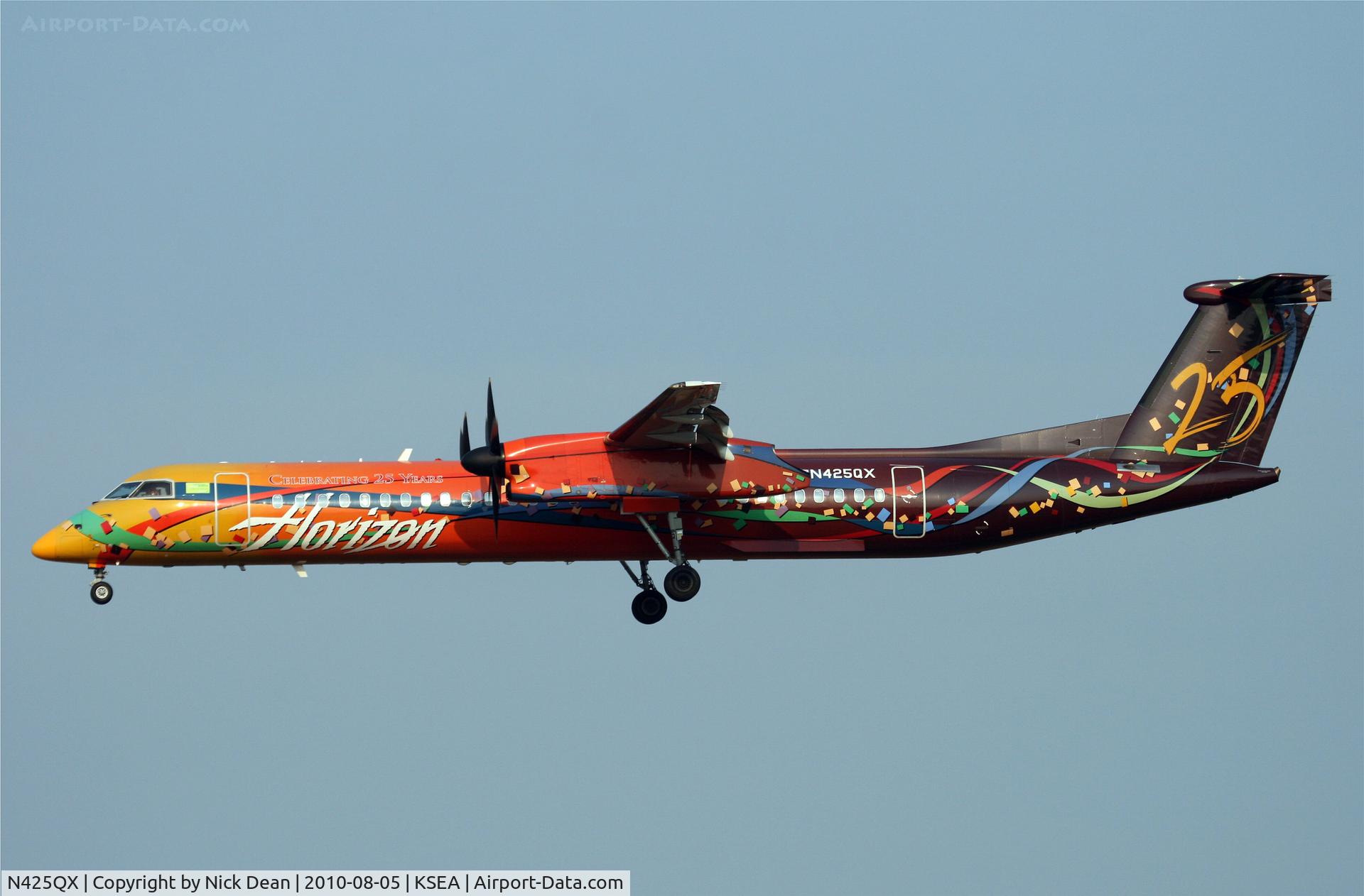 N425QX, 2001 De Havilland Canada DHC-8-402 Dash 8 C/N 4039, KSEA