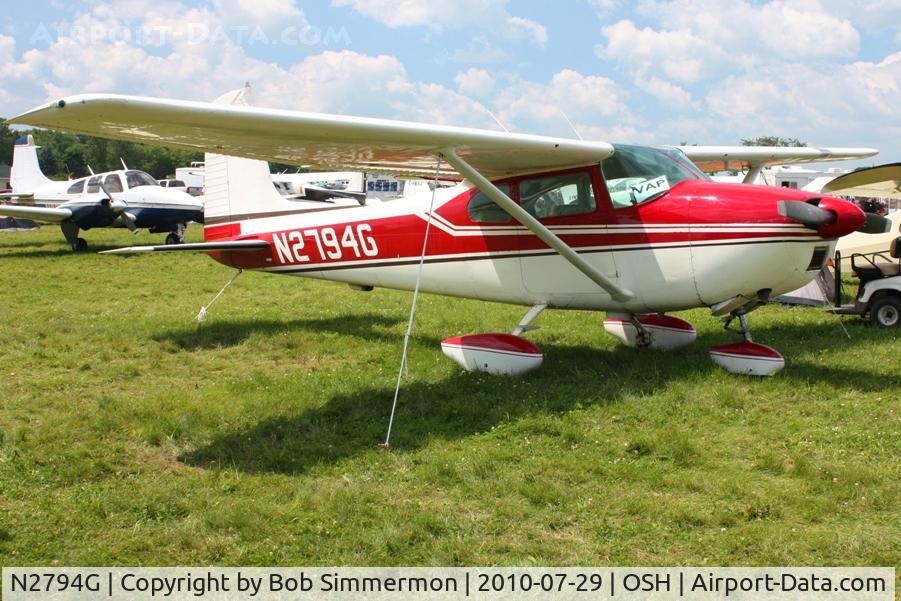 N2794G, 1959 Cessna 182B Skylane C/N 52094, Airventure 2010 - Oshkosh, Wisconsin