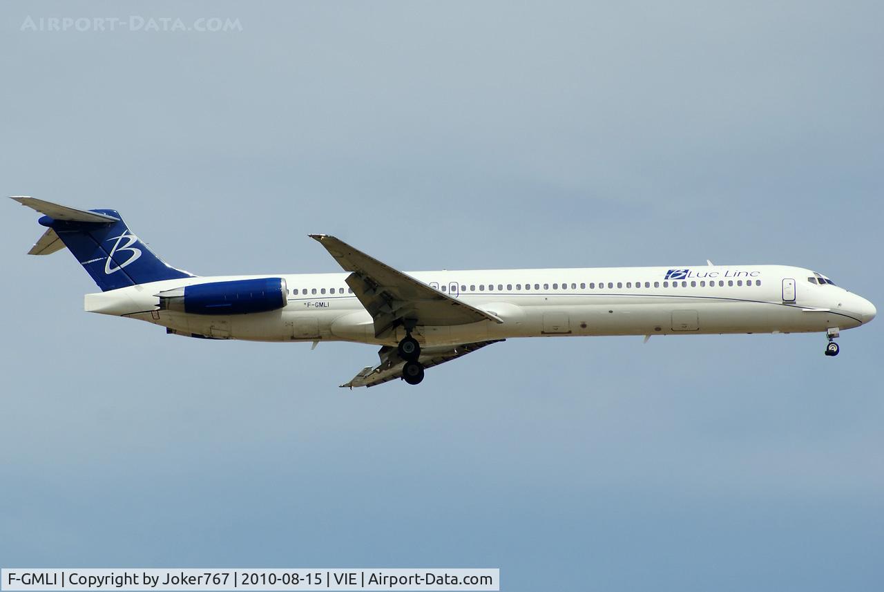 F-GMLI, 1991 McDonnell Douglas MD-83 (DC-9-83) C/N 53014, Blue Line