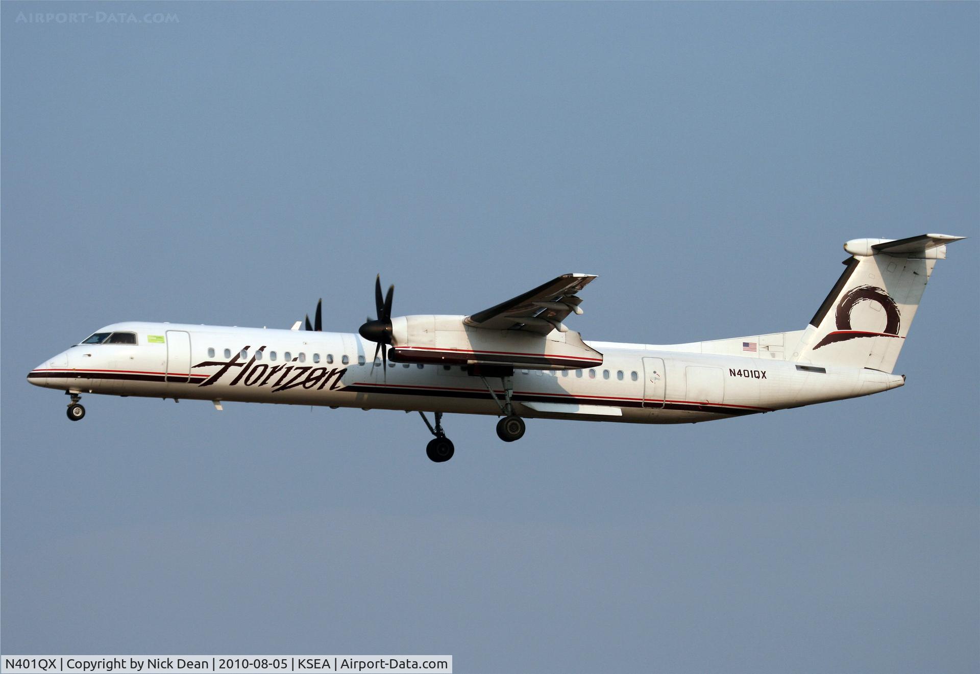 N401QX, 2001 De Havilland Canada DHC-8-402 Dash 8 C/N 4031, KSEA