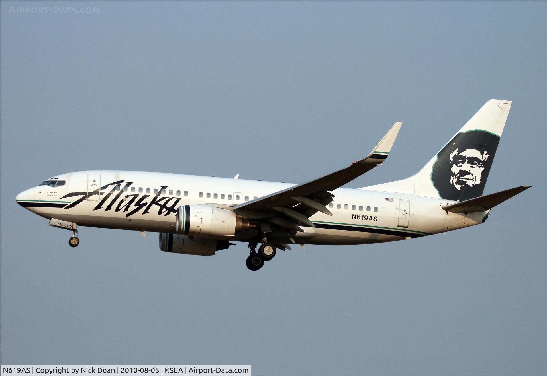 N619AS, 2000 Boeing 737-790 C/N 30164, KSEA