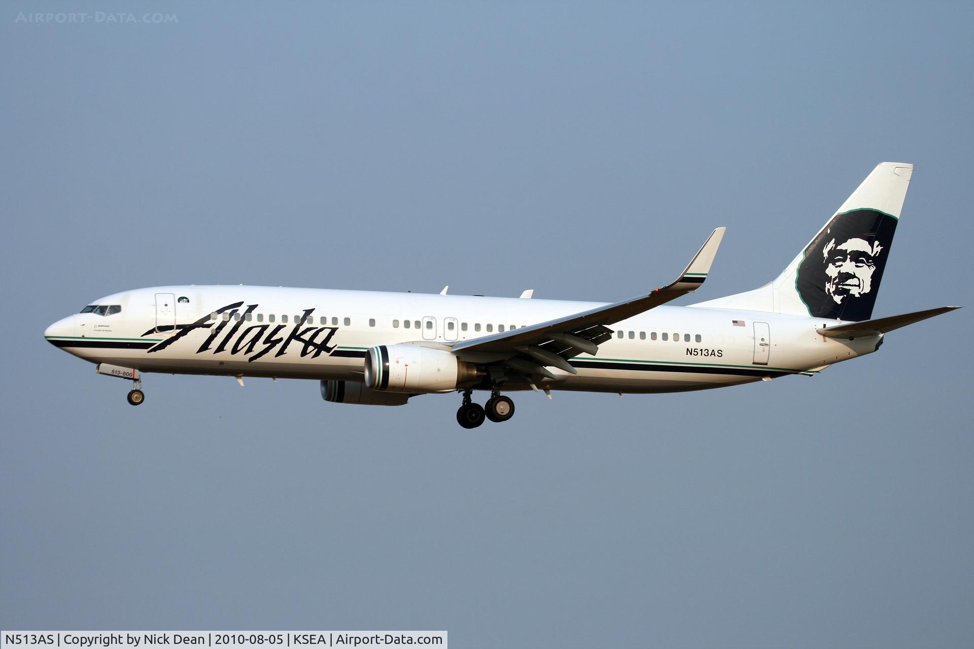 N513AS, 2008 Boeing 737-890 C/N 35192, KSEA