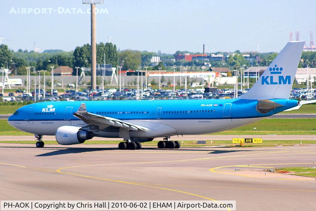PH-AOK, 2007 Airbus A330-203 C/N 834, KLM Royal Dutch Airlines