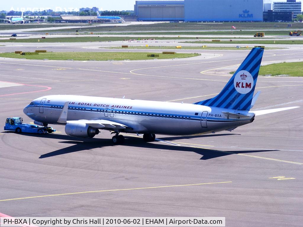 PH-BXA, 1998 Boeing 737-8K2 C/N 29131, KLM Royal Dutch Airlines retro scheme