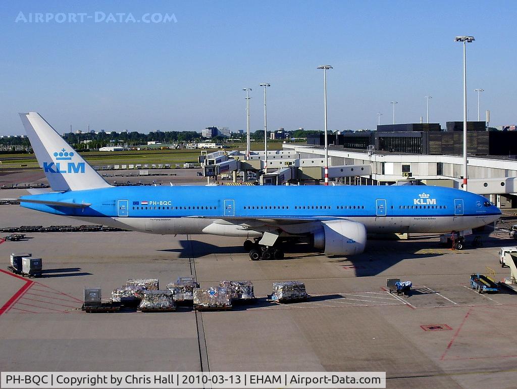 PH-BQC, 2003 Boeing 777-206/ER C/N 29397, KLM Royal Dutch Airlines