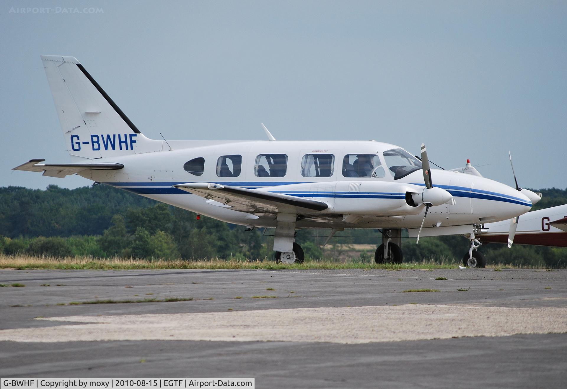 G-BWHF, 1976 Piper PA-31-325 Navajo C/R C/N 31-7612076, Piper Navajo C/R at Fairoaks, Ex F-GECA