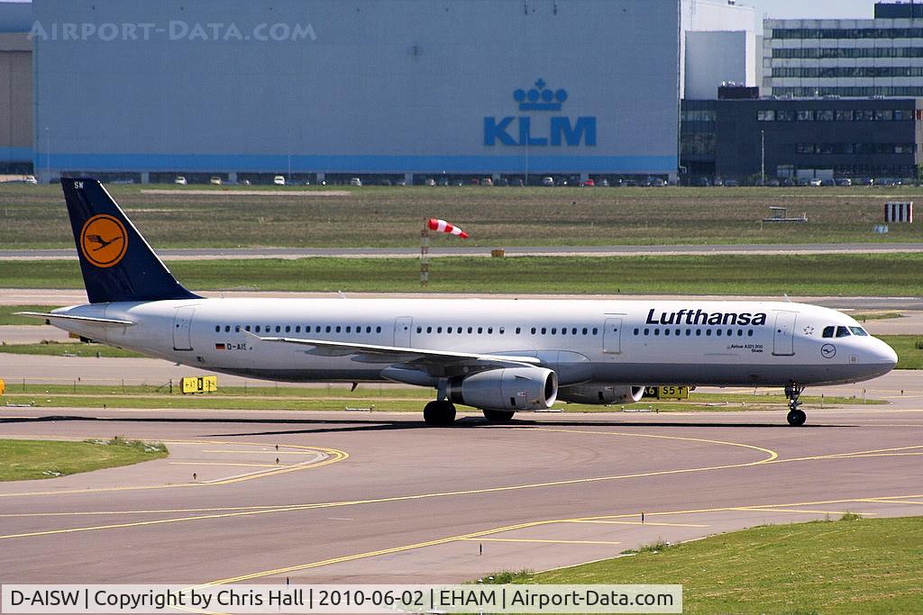 D-AISW, 2009 Airbus A321-231 C/N 4087, Lufthansa