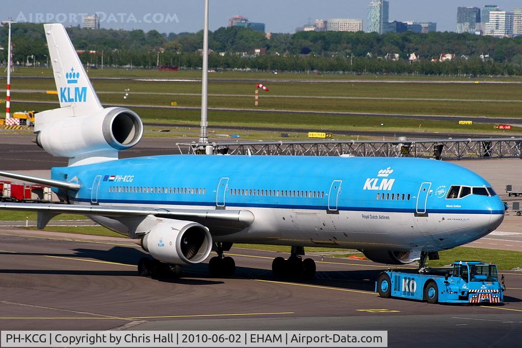 PH-KCG, 1995 McDonnell Douglas MD-11 C/N 48561, KLM Royal Dutch Airlines