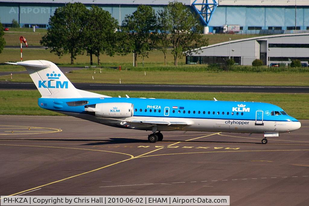 PH-KZA, 1996 Fokker 70 (F-28-070) C/N 11567, KLM cityhopper
