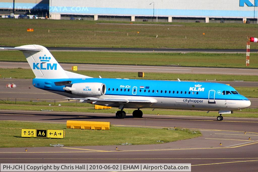 PH-JCH, 1994 Fokker 70 (F-28-0070) C/N 11528, KLM Cityhopper