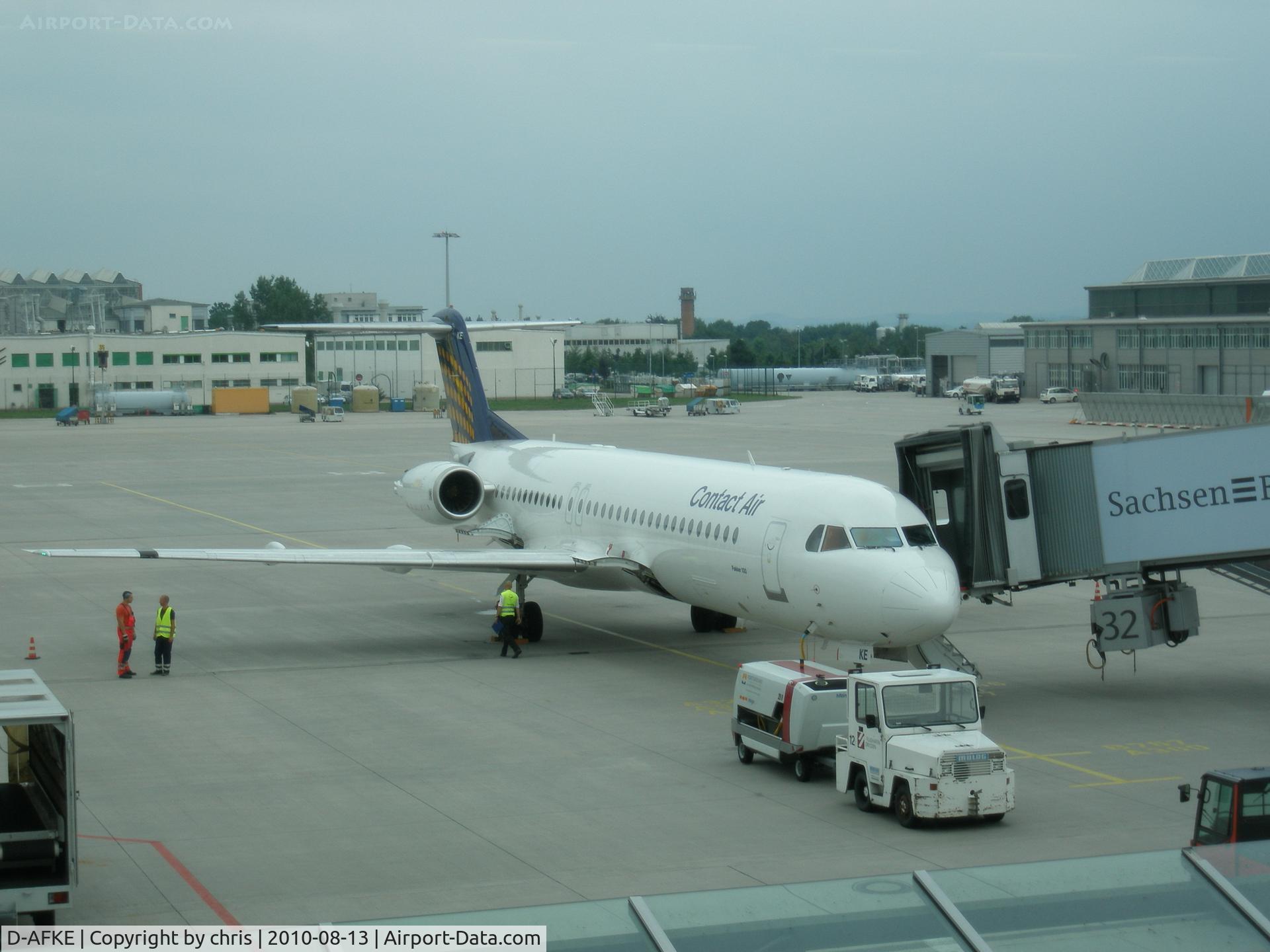 D-AFKE, 1995 Fokker 100 (F-28-0100) C/N 11505, .
