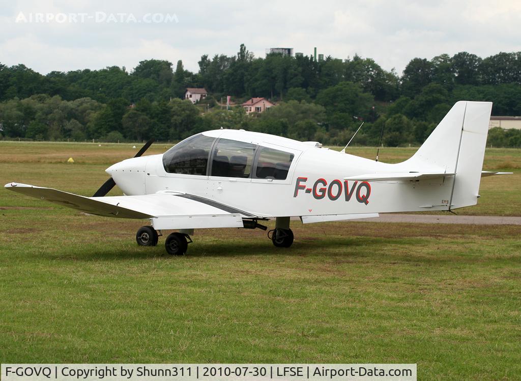 F-GOVQ, Robin DR-400-160 Chevalier C/N 2321, Parked near maintenance area...