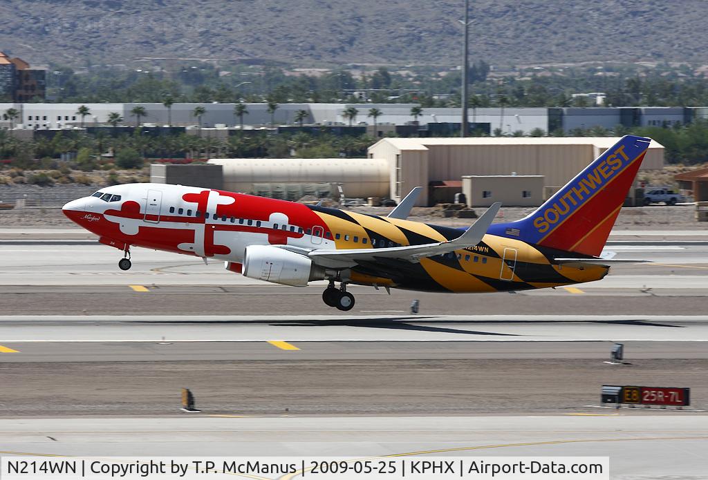 N214WN, 2005 Boeing 737-7H4 C/N 32486, Southwest's 