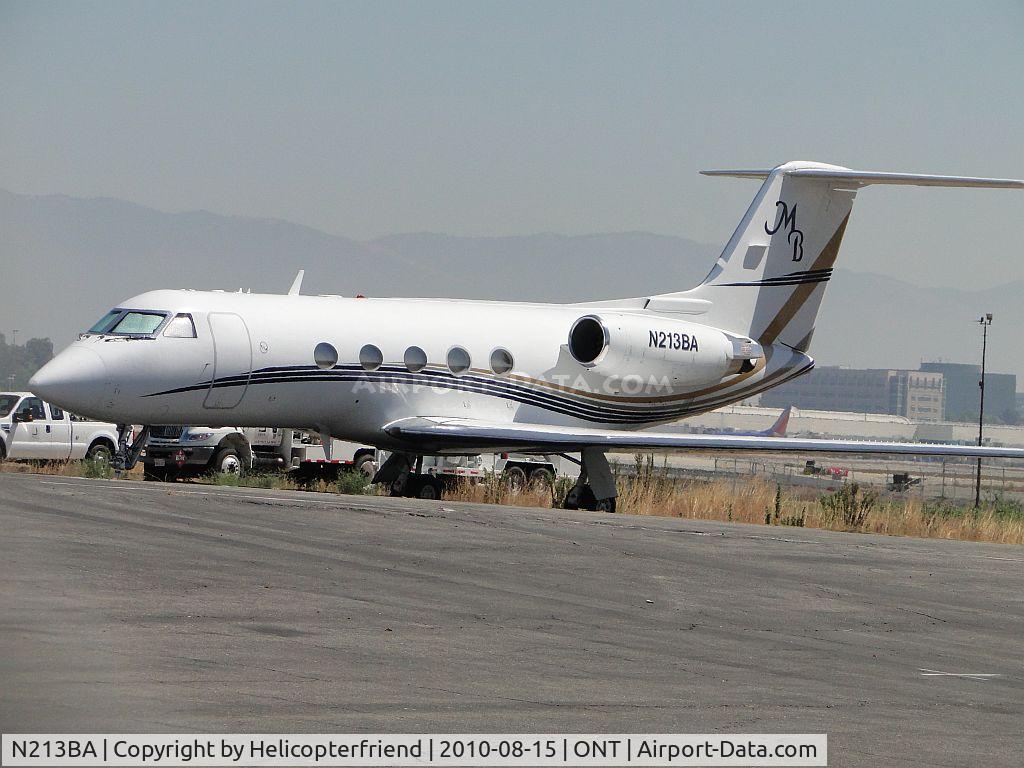 N213BA, 1982 Gulfstream American G-1159A Gulfstream III C/N 453, Parked on the southside of Ontario