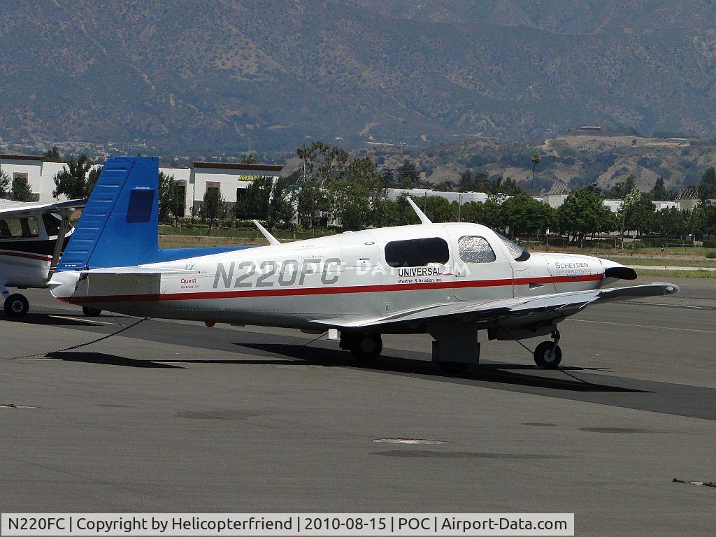 N220FC, 1993 Mooney M20J 201 C/N 24-3282, Parked east of the static display area