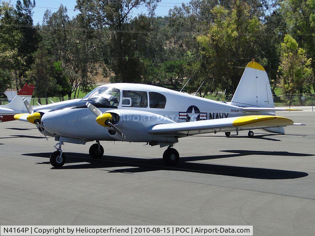 N4164P, 1959 Piper PA-23-160 Apache Apache C/N 23-1649, Parked east of the static displays