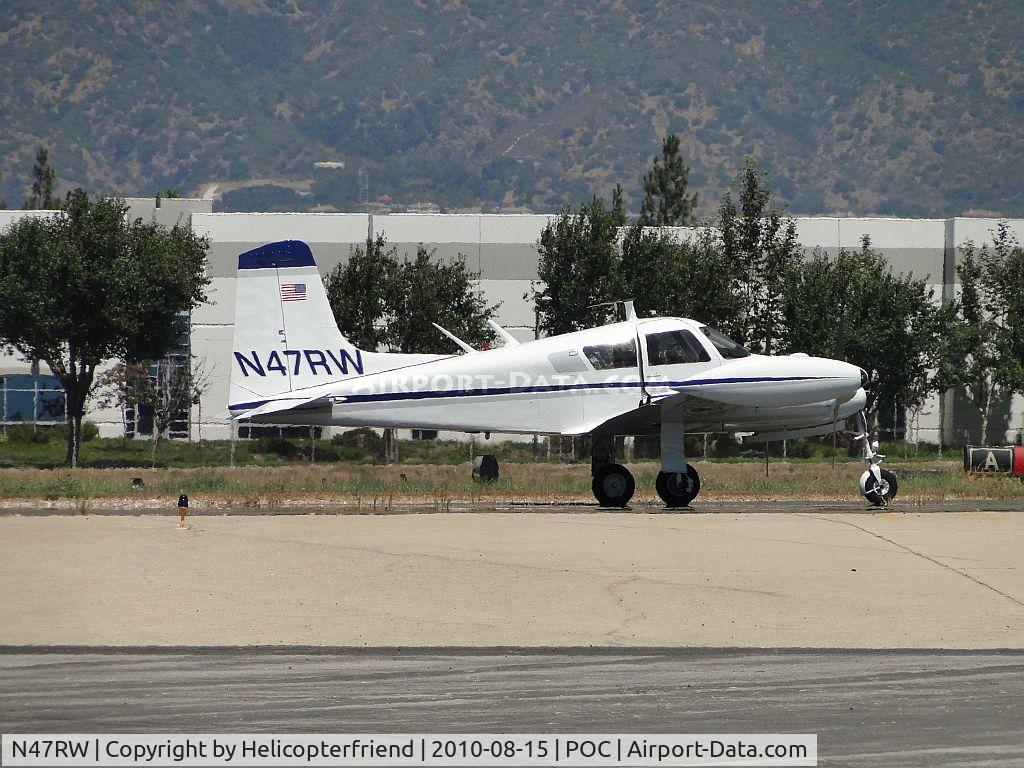 N47RW, 1955 Cessna 310 C/N 35088, Taxiing towards 26L for take off