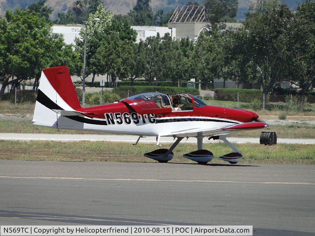 N569TC, Vans RV-7A C/N 71971, Taxiing to runway 26L for take off