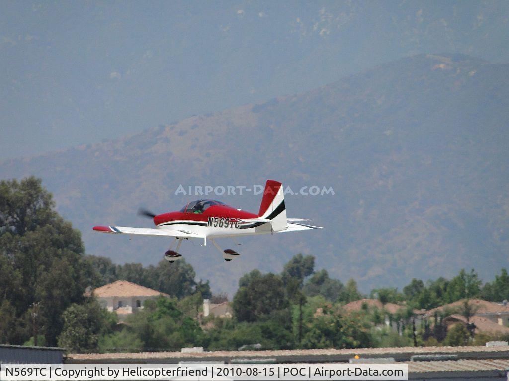 N569TC, Vans RV-7A C/N 71971, Taking off from runway 26L