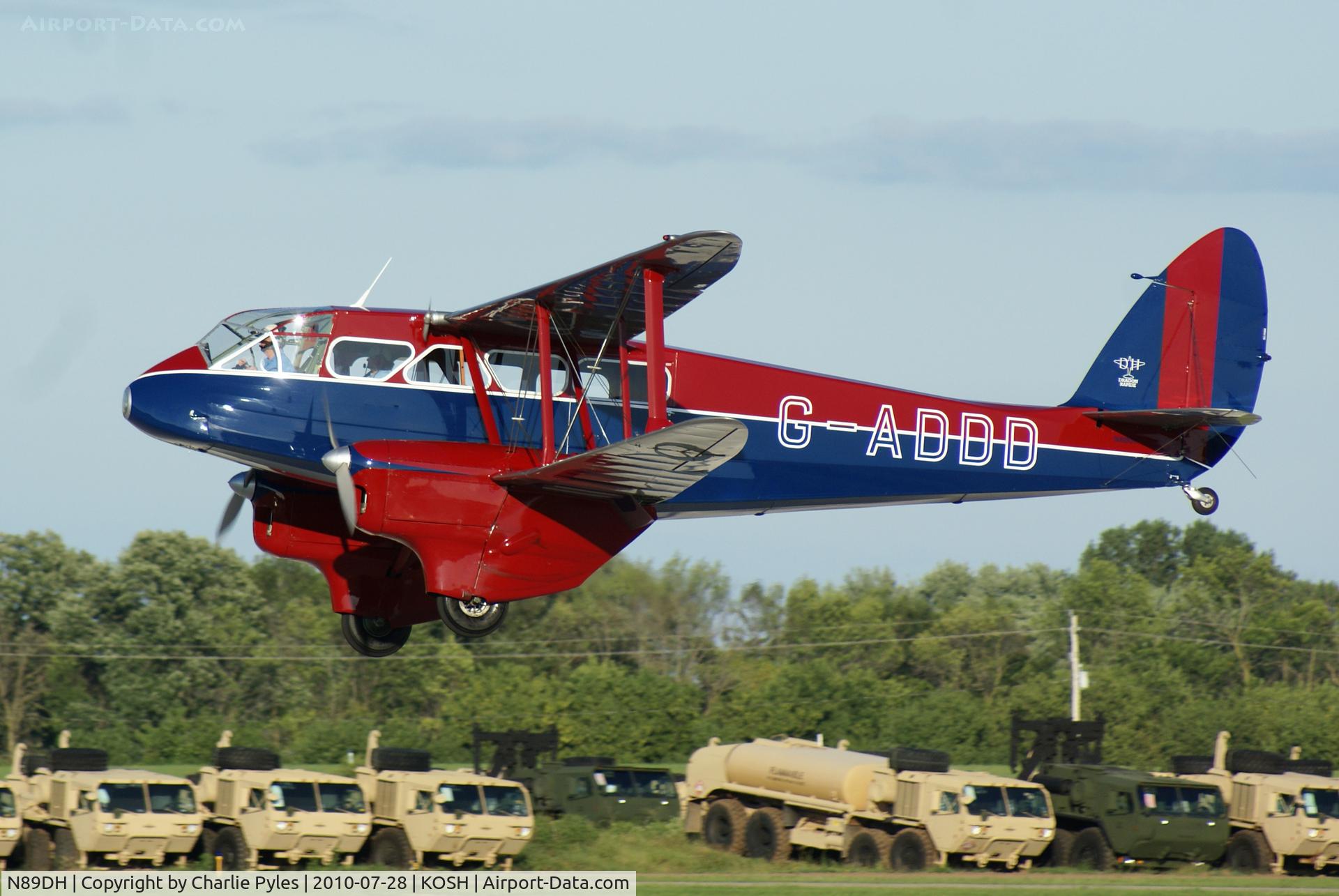N89DH, 1944 De Havilland DH-89A Dominie/Dragon Rapide C/N 6709, -