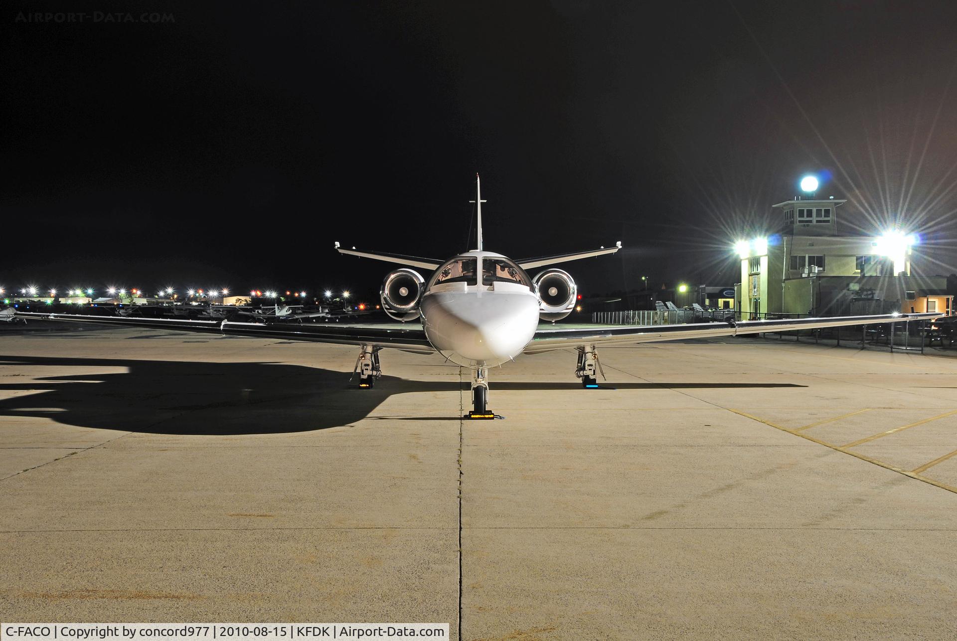 C-FACO, 2007 Cessna 560 Citation Encore+ C/N 560-0753, Seen at KFDK on 8/15/2010.  Immaculate!