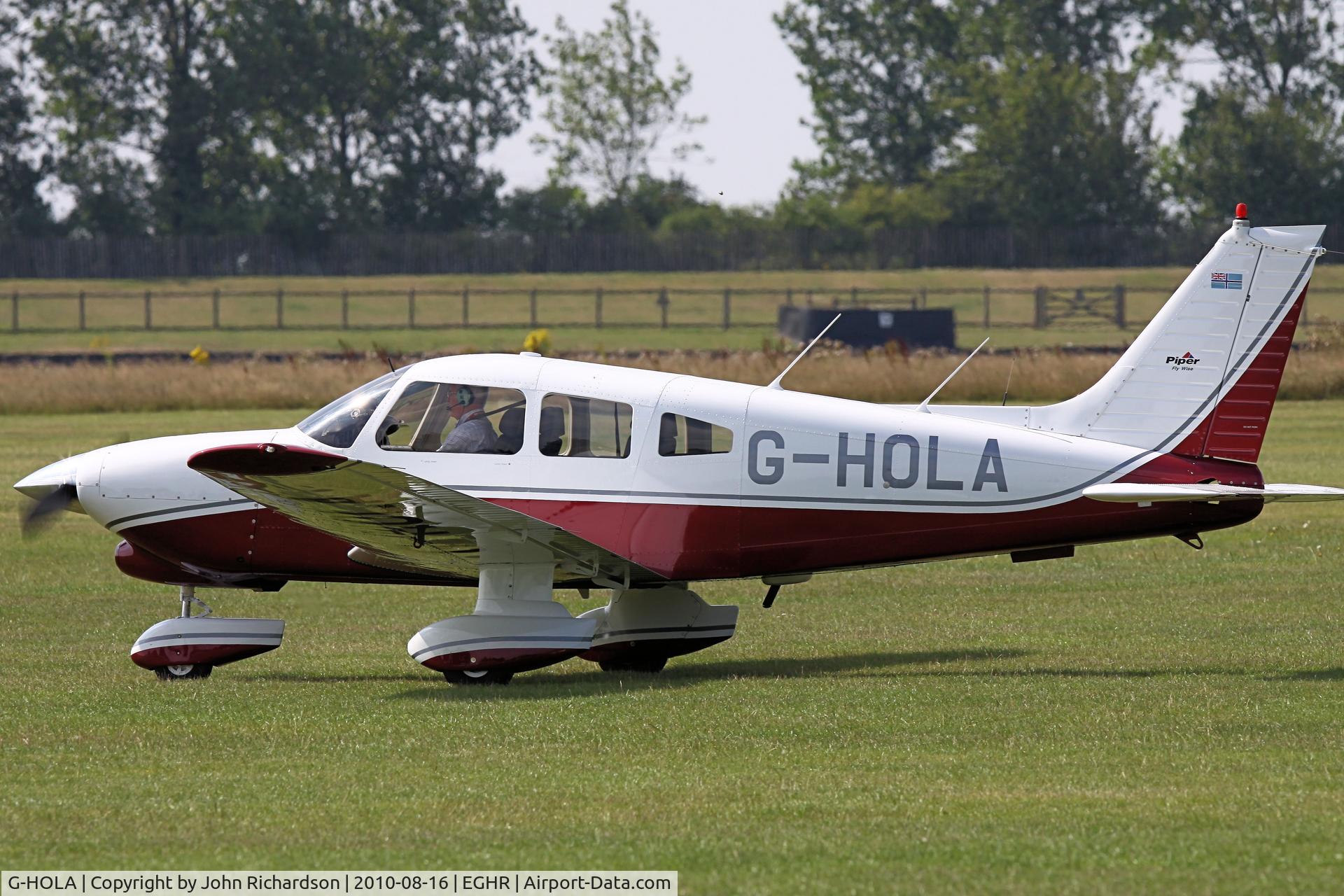 G-HOLA, 1979 Piper PA-28-201T Turbo Dakota C/N 28-7921040, Taxying for departure