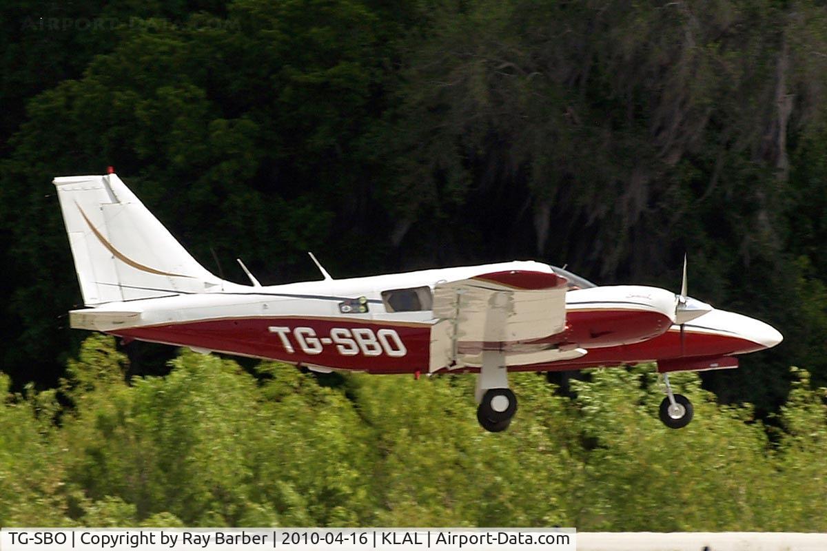 TG-SBO, 1980 Piper PA-34-200T Seneca II C/N 34-8070305, Piper PA-34-200T Seneca II [34-8070305] Lakeland-Linder~N 16/04/2010