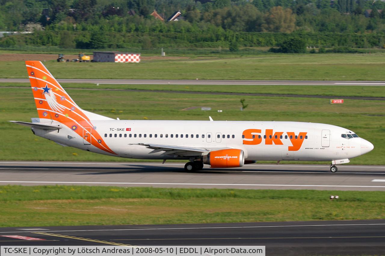 TC-SKE, 1992 Boeing 737-4Q8 C/N 25163, one of the famous liverys