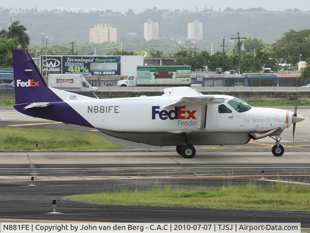 N881FE, 1990 Cessna 208B C/N 208B0204, Fedex Feeder Cessna 208B (208B0204) N881FE @ SJU / TJSJ