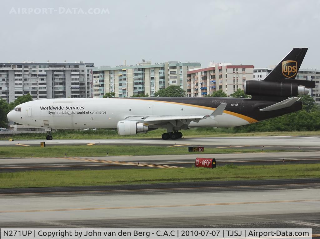 N271UP, 1993 McDonnell Douglas MD-11F C/N 48572, UPS MD-11F (48572/556) N271UP @ SJU / TJSJ