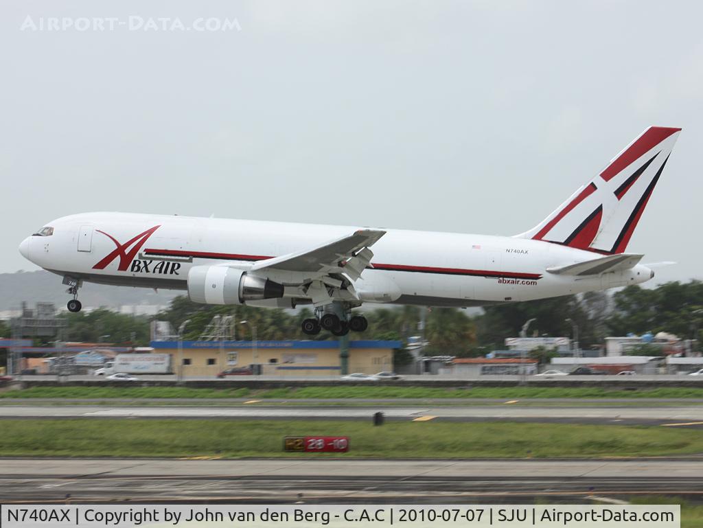 N740AX, 1983 Boeing 767-232 C/N 22213, ABX B 767-323(SF) (22213/6) N740AX @ SJU / TJSJ