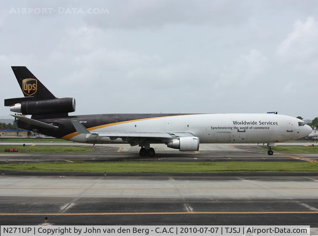 N271UP, 1993 McDonnell Douglas MD-11F C/N 48572, UPS MD-11F (48572/556) N271UP @ SJU / TJSJ